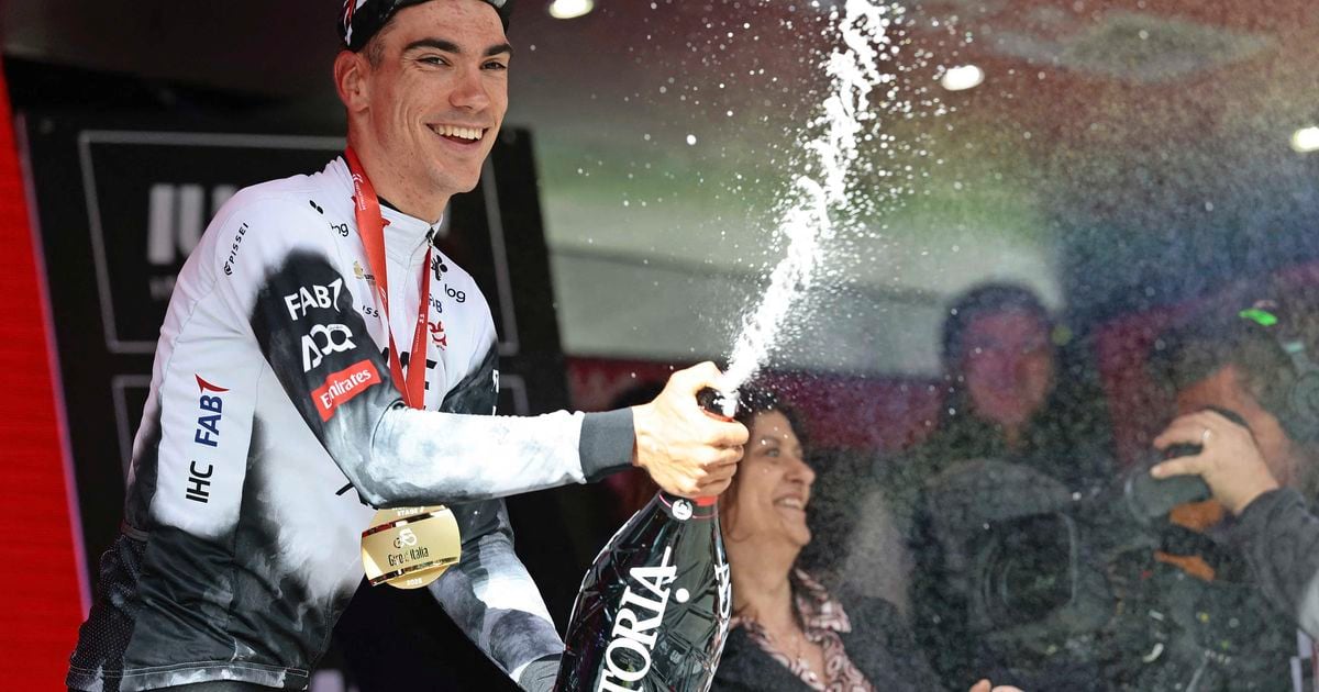 Juan Ayuso sobre un hermoso día en la carrera: "No