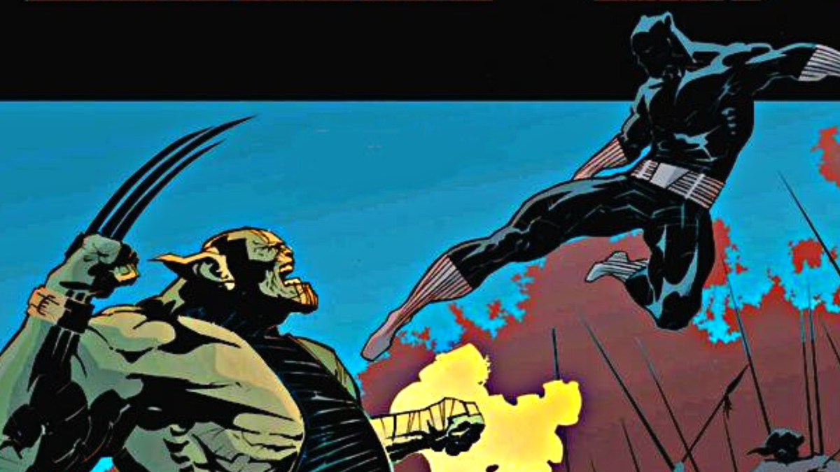 Juego de Black Panther en lata con sistema de nemesis