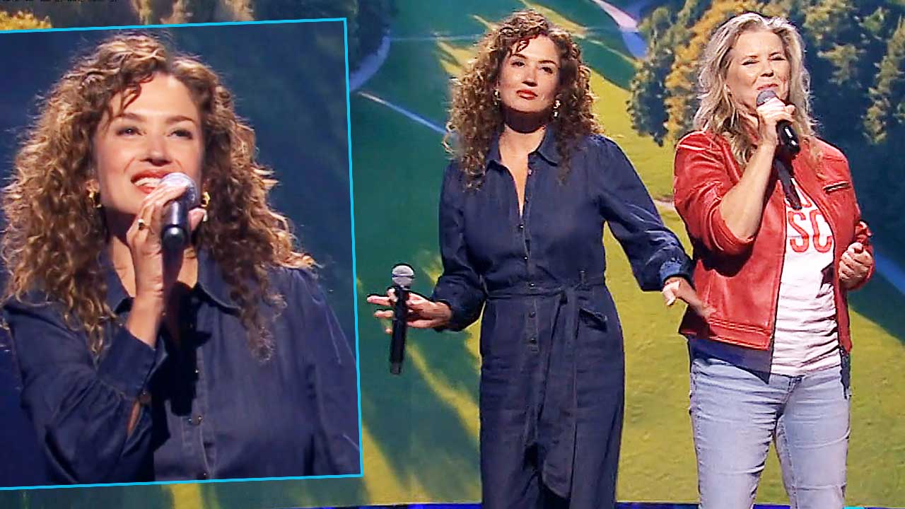 Katja Schuurman cantando por un momento hasta aquí: 'Sensual que