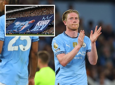 Kevin de Bruyne dice adiós al público de la ciudad,