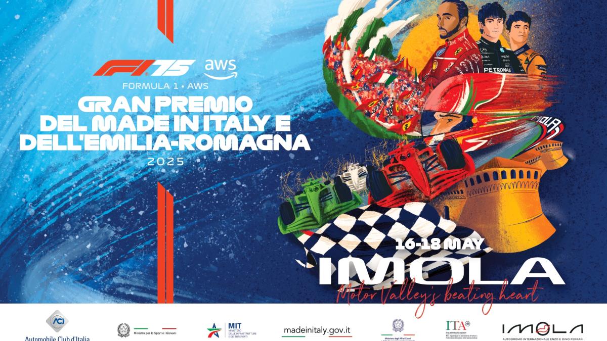 La Fórmula 1 se está preparando para IMola: El póster