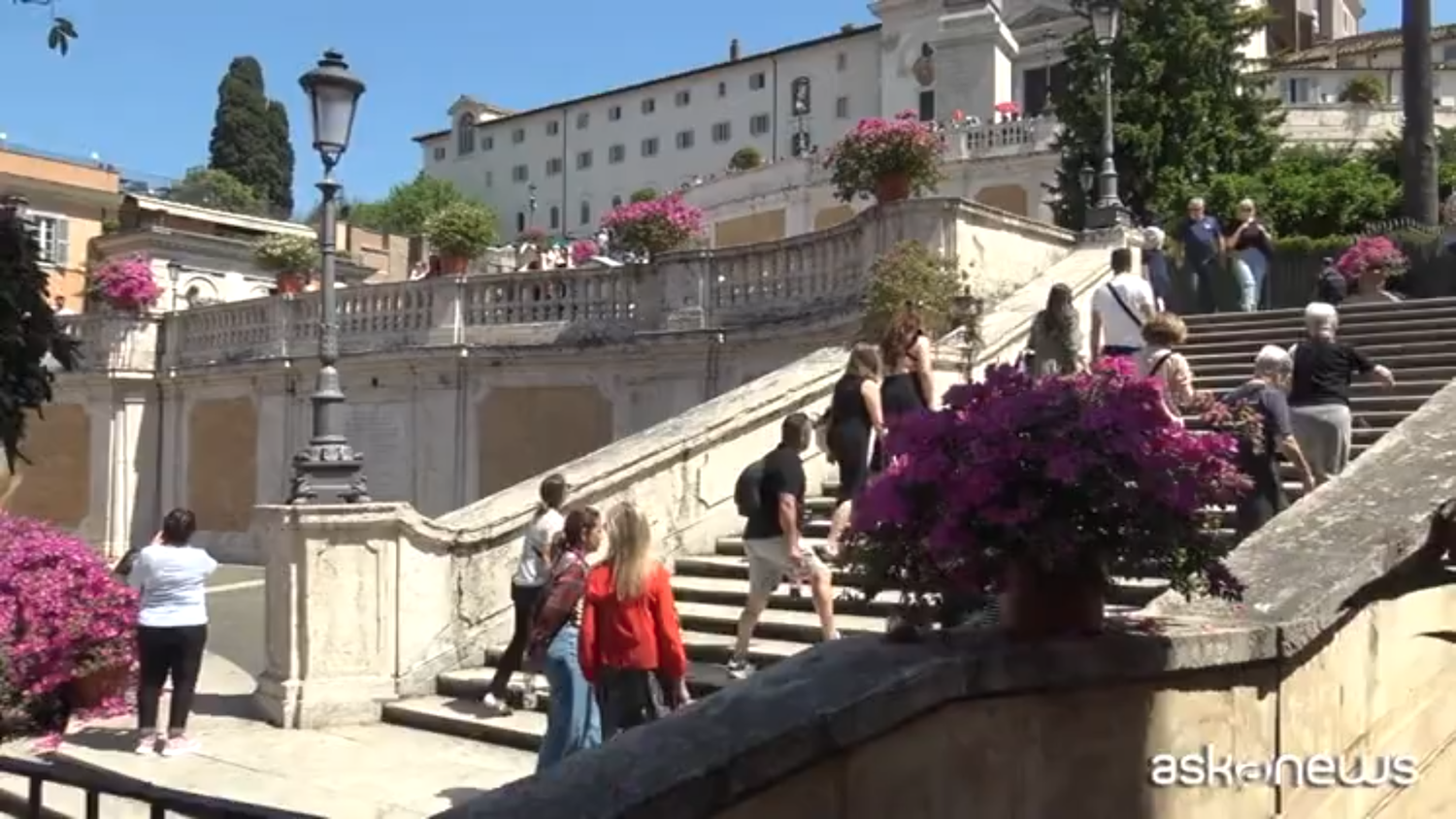 La escalera Trinità dei Monti cumple 300 años y la