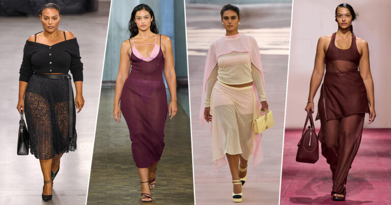 La moda curvilínea es sensual gracias a los juegos de