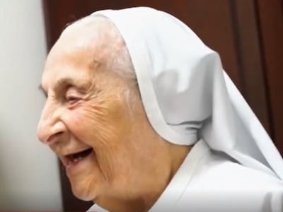La persona más antigua del mundo, la monja brasileña de