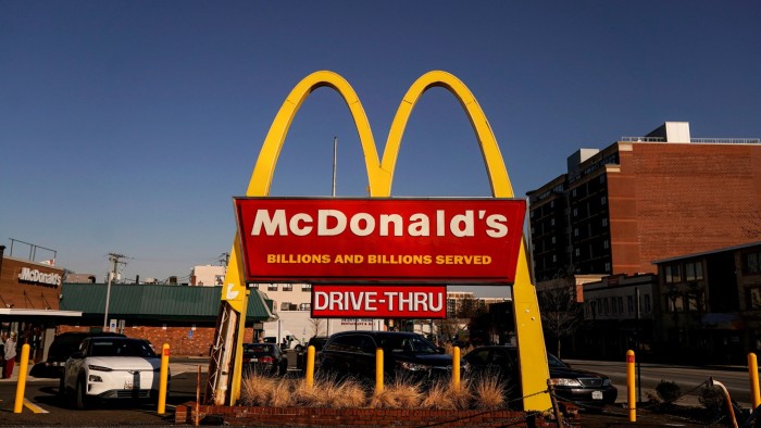 Las ventas de McDonald's en EE. UU. Callan en la