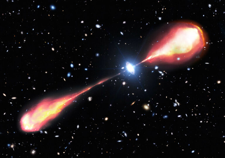 Los astrónomos encuentran el jet de agujero negro más grande