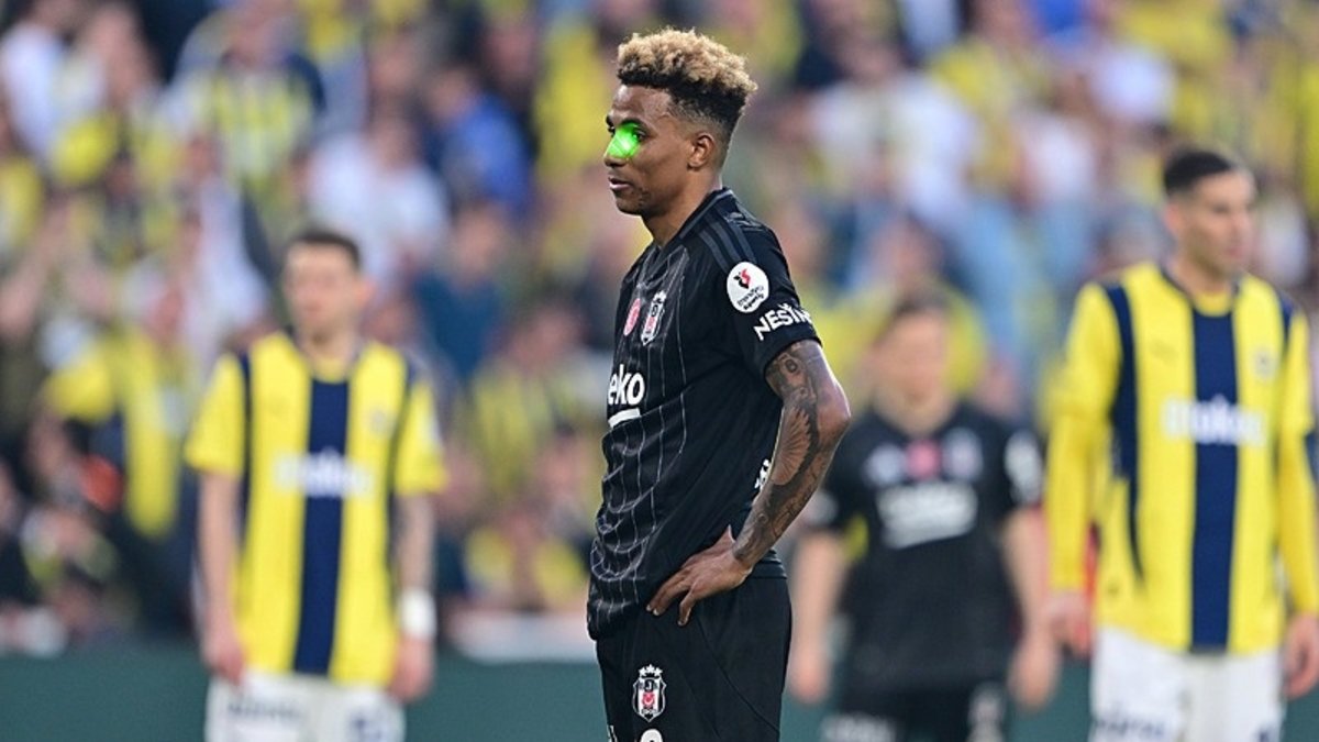 Los fanáticos con láser a Gedson Fernandes fueron detenidos