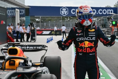 Max Verstappen obtiene su gramo con poste después de la