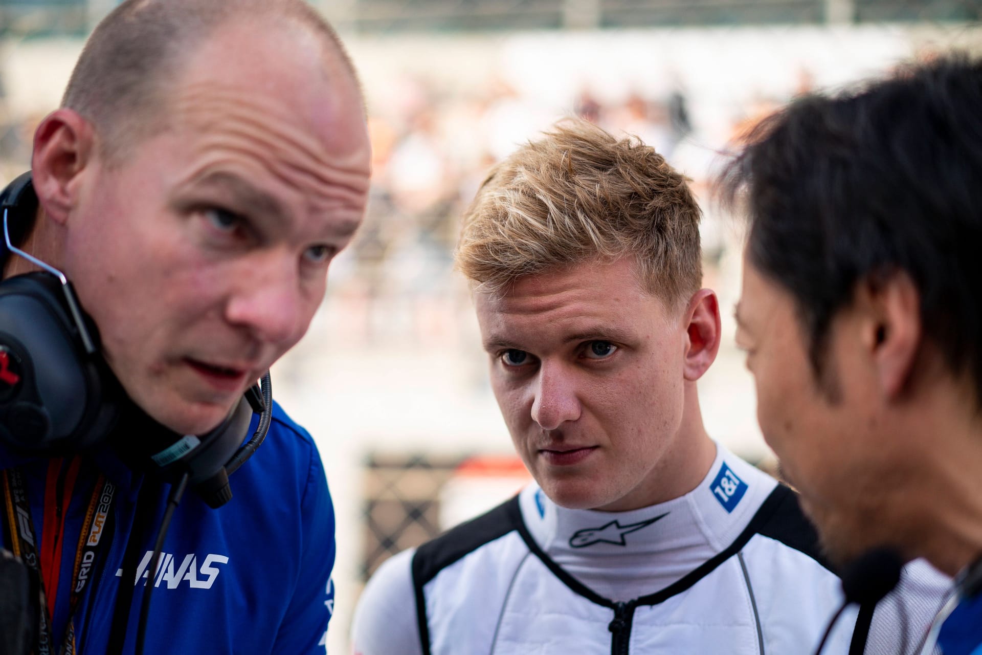 Look enrejado: el tiempo de Mick Schumacher en Haas no estaba particularmente feliz.