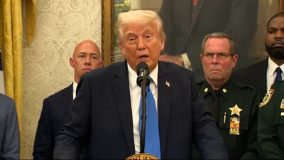 Mirar. Trump se preparó con su propia salud durante la