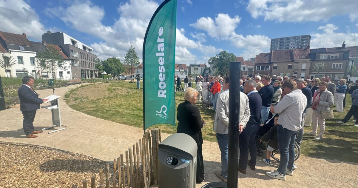 Moermanpark en Roeselare oficialmente abierto: desde la llanura gris hasta
