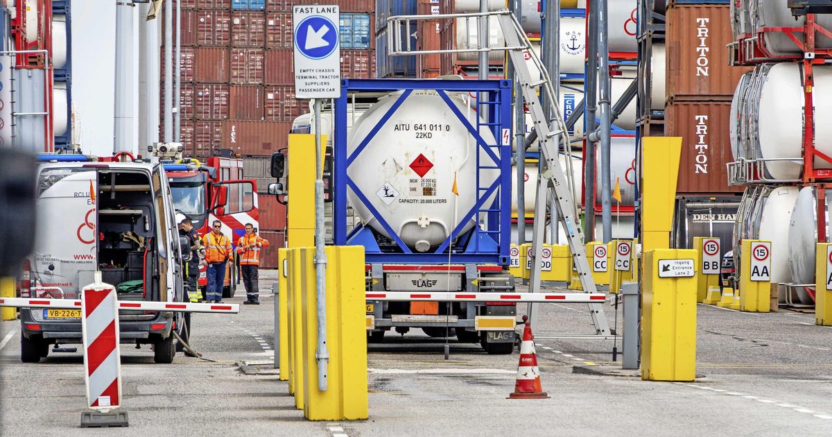 NL-alerts para fugas de gas Área de botlek y Leiden: