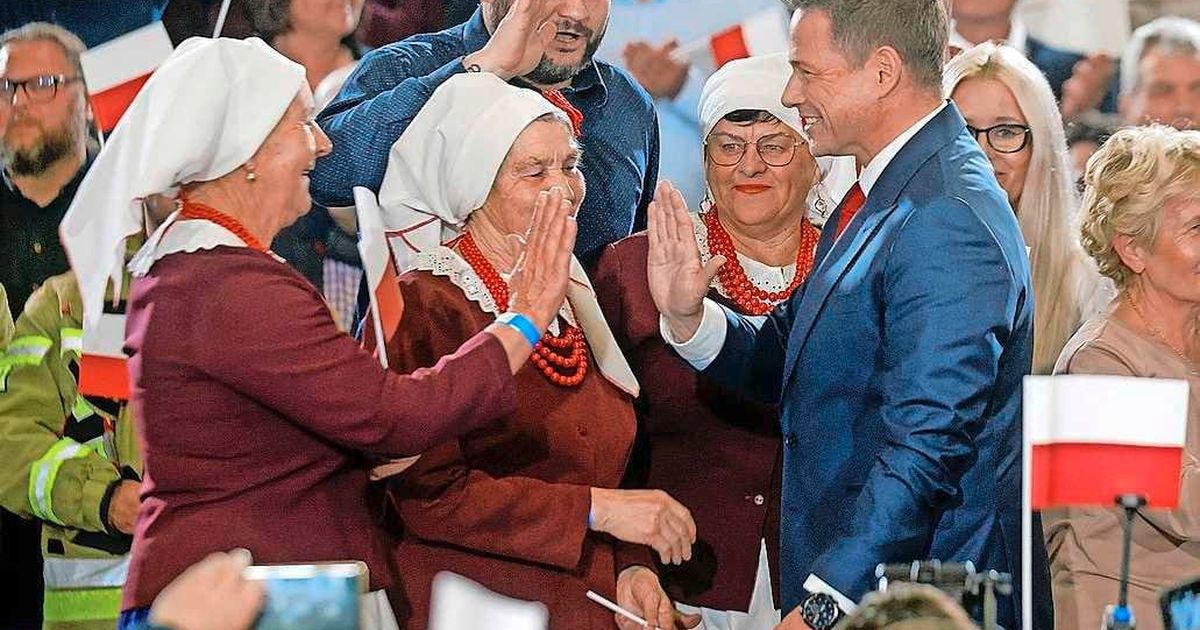 Nek-on-Nekrace Polonia: el candidato presidencial proeuropeo hace ganancias delgadas