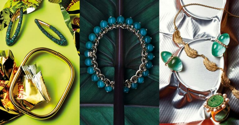 No solo esmeraldas: collares, aretes, pulseras se abren a una