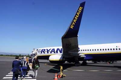 Nunca antes voló a tantos pasajeros con Ryanair