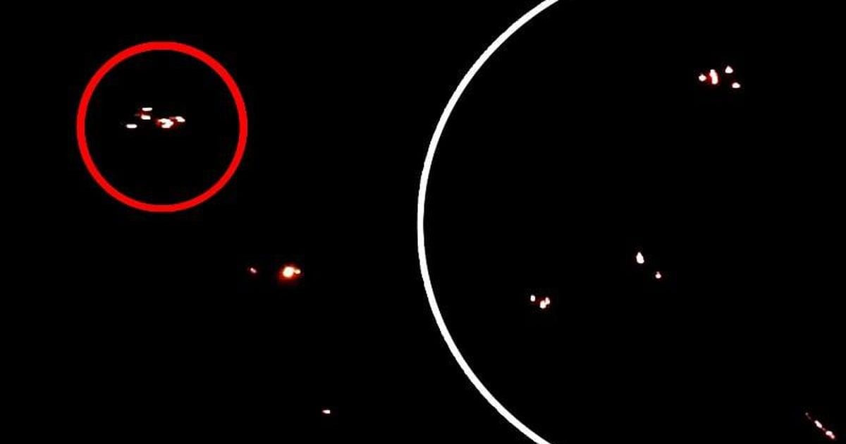 Primeras imágenes: docenas de explosiones cerca del aeropuerto indio