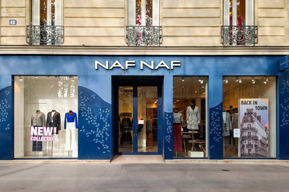 Procedimientos de bancarrota de la marca de marca francesa NAF
