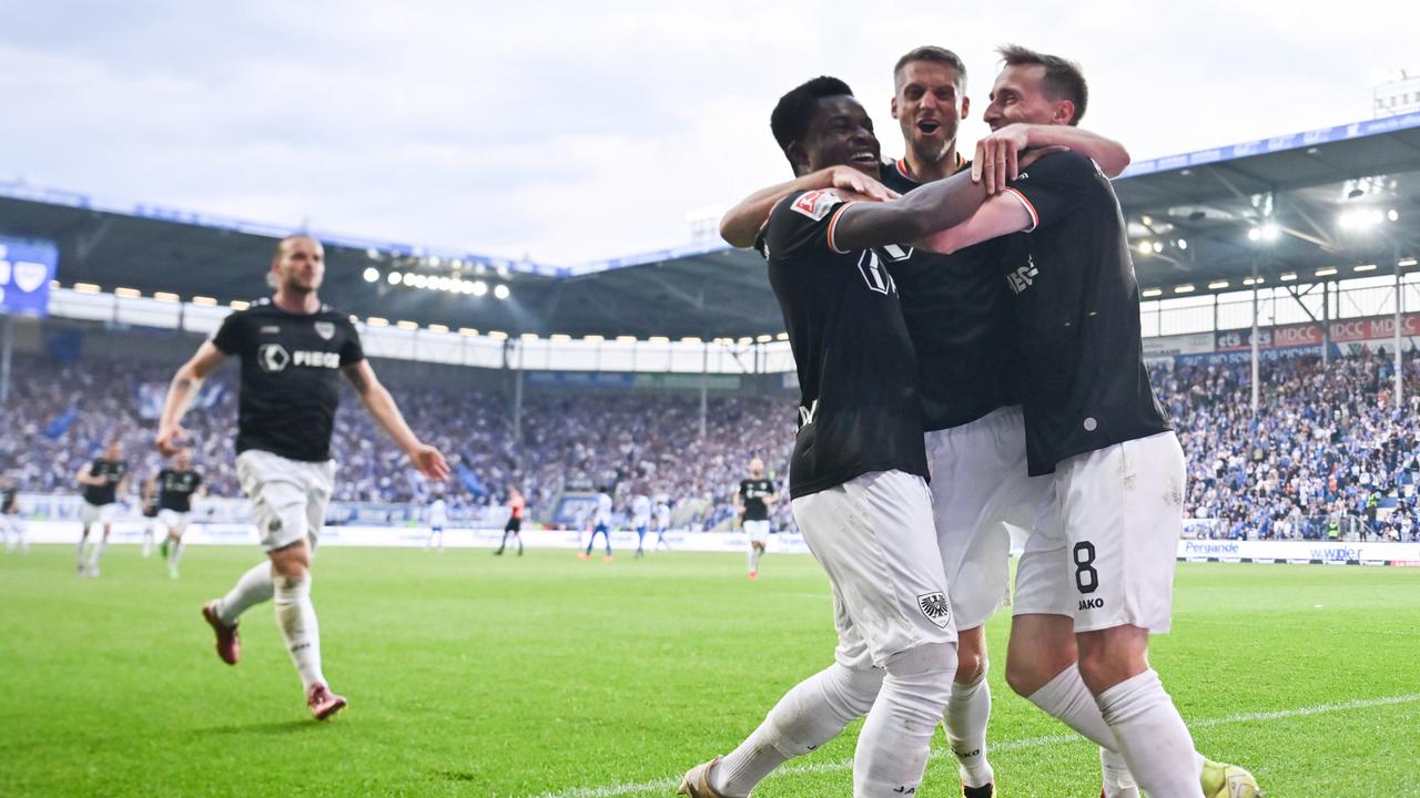 Prusia Münster dispara a Magdeburgo