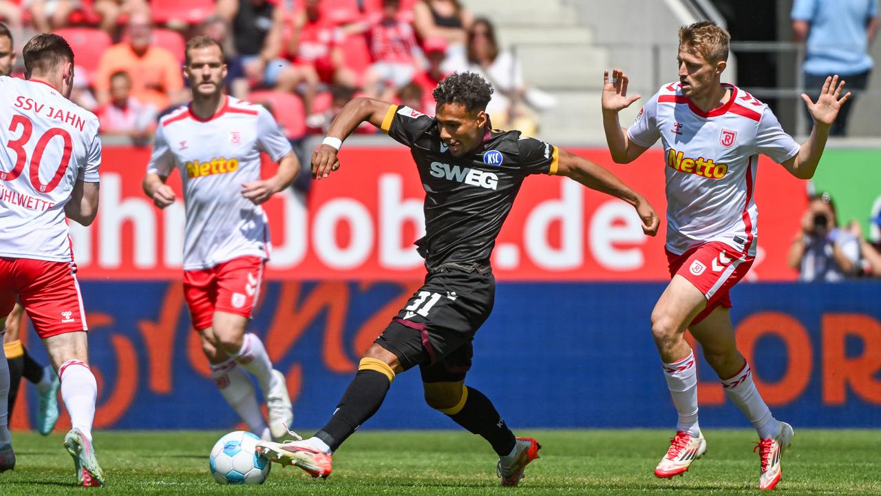Regensburg luchó por empate contra Karlsruhe