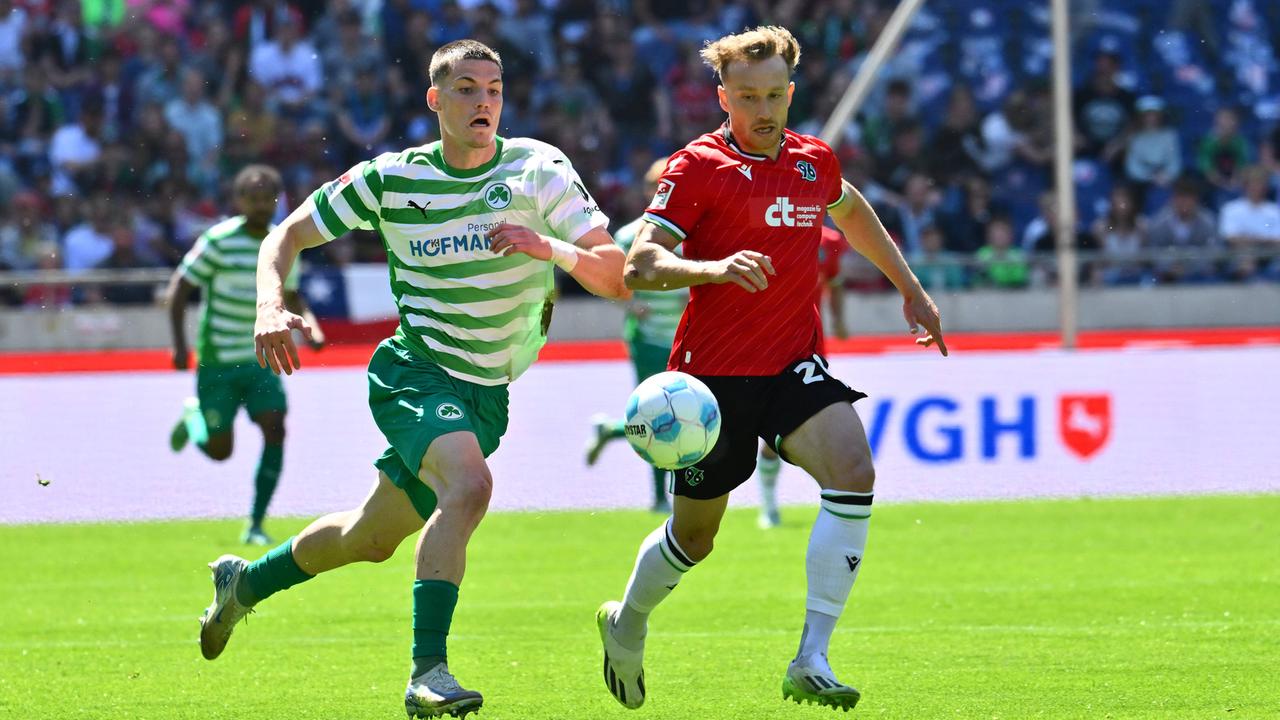 Remis en Hanover: Fürth tiene que continuar temblando