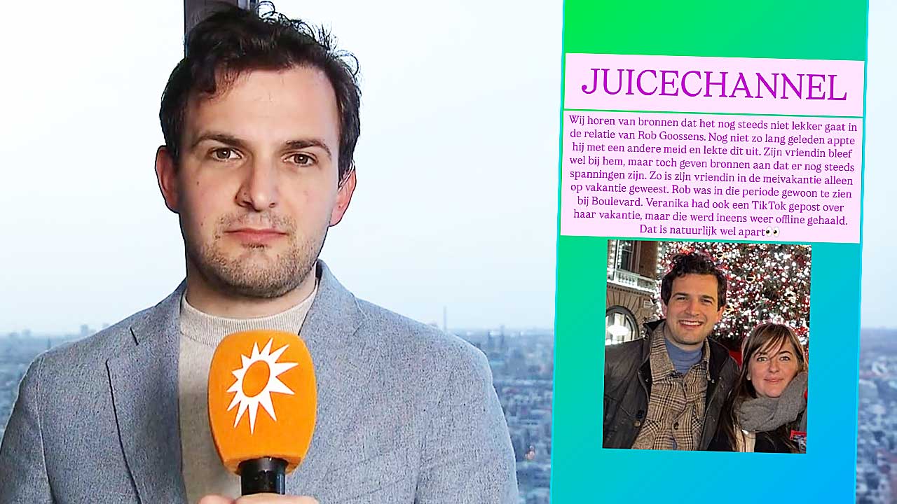 Rob Goossens nuevamente en Juicekanaal: 'Película rápidamente desconectada'