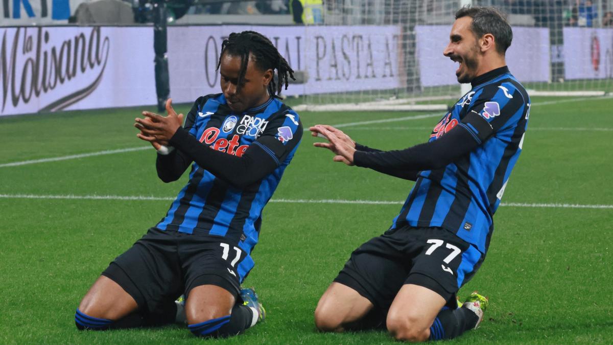 Roma parada en Bergamo: lo decide Sulemana. Festa Atalanta, está