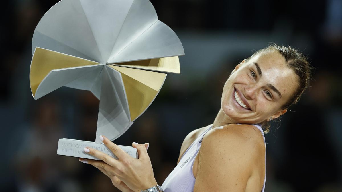 Sabalenka todavía reina de Madrid. GOUND se rinde en dos