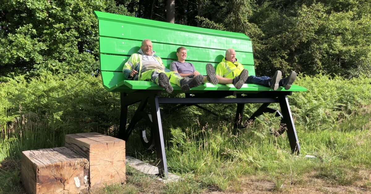 Torhout obtiene su propio banco grande en Speelbos Torwoud