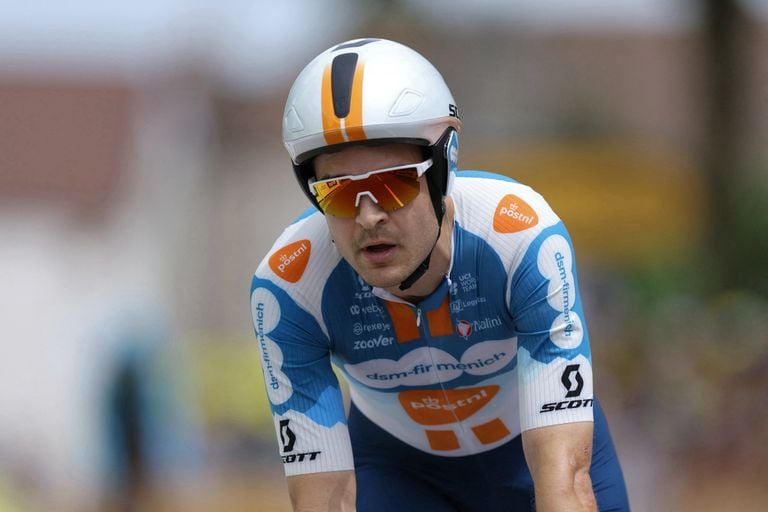 Bram Welten en el Tour de Francia en 2024 (Foto: AFP).