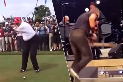 Trump comparte un video notablemente montado en el que "lleva