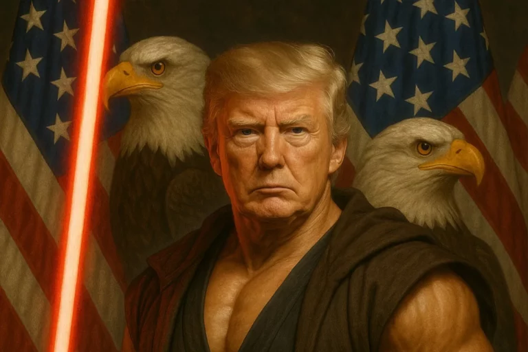 Trump organiza el cosplay de "Star Wars" para demonizar a