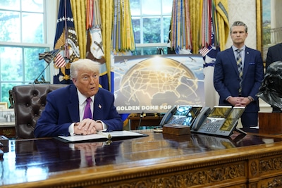 Trump representa 'Golden Dome': ambicioso proyecto de defensa de alrededor