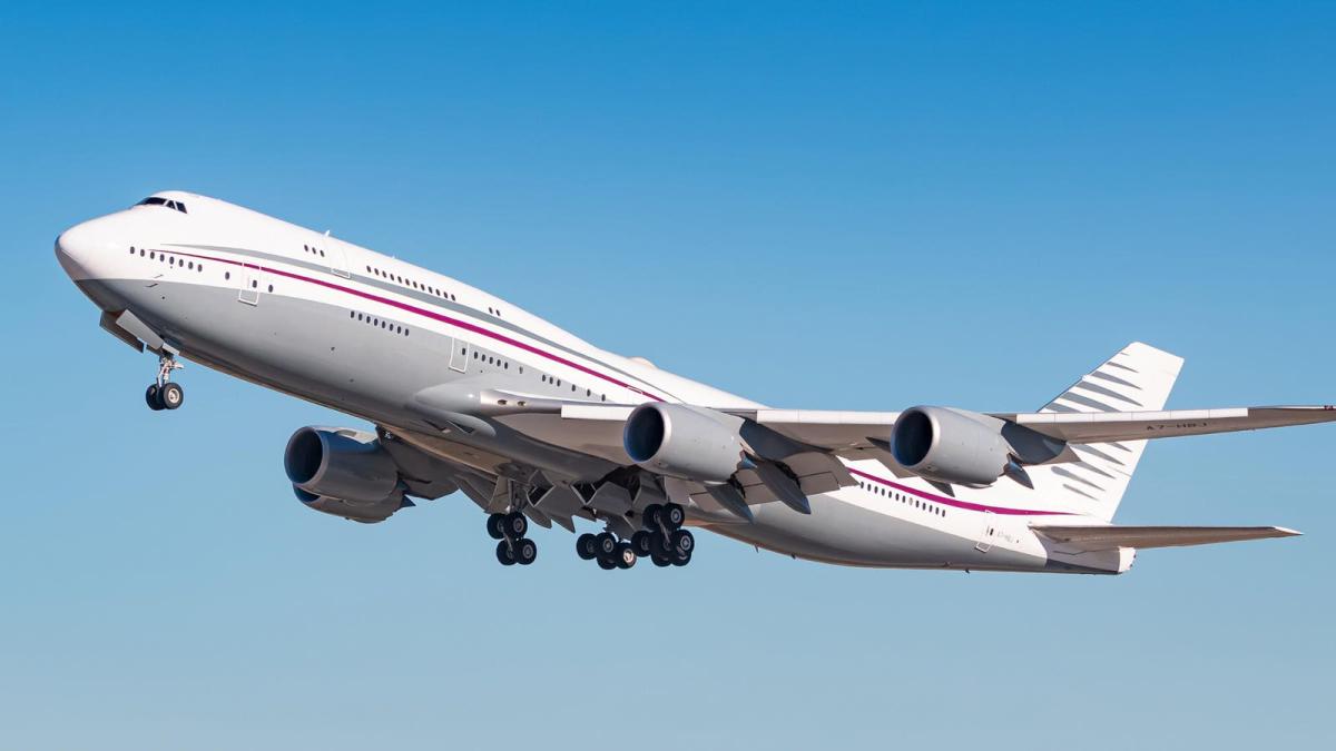Trump y Air Force One: cuánto cuesta convertir el Qatar
