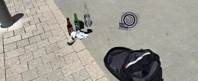 Turista alemán arrestado después de dejar una bolsa llena de