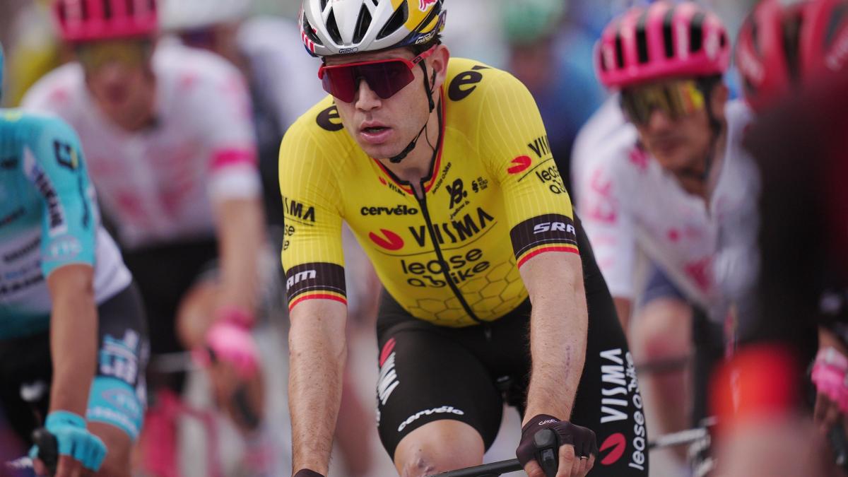 Van Aert siempre está ahí, pero carece del último punto