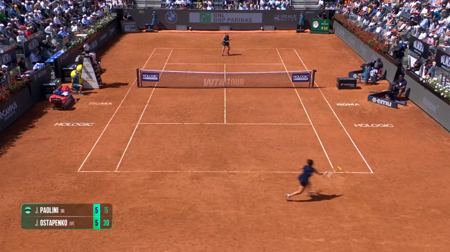 WTA Roma, Paolini-Stapenko: Highlights