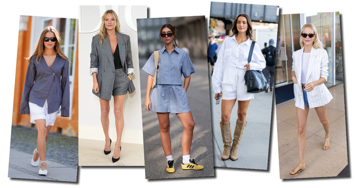 ¡Cinco zapatos que hacen pantalones cortos inmediatamente elegantes!