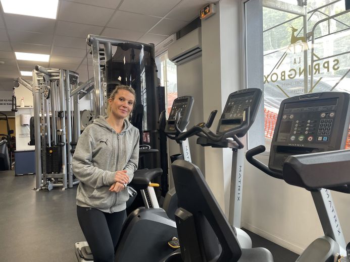 Marion Salobert, co-gerente del gimnasio SpringBox.