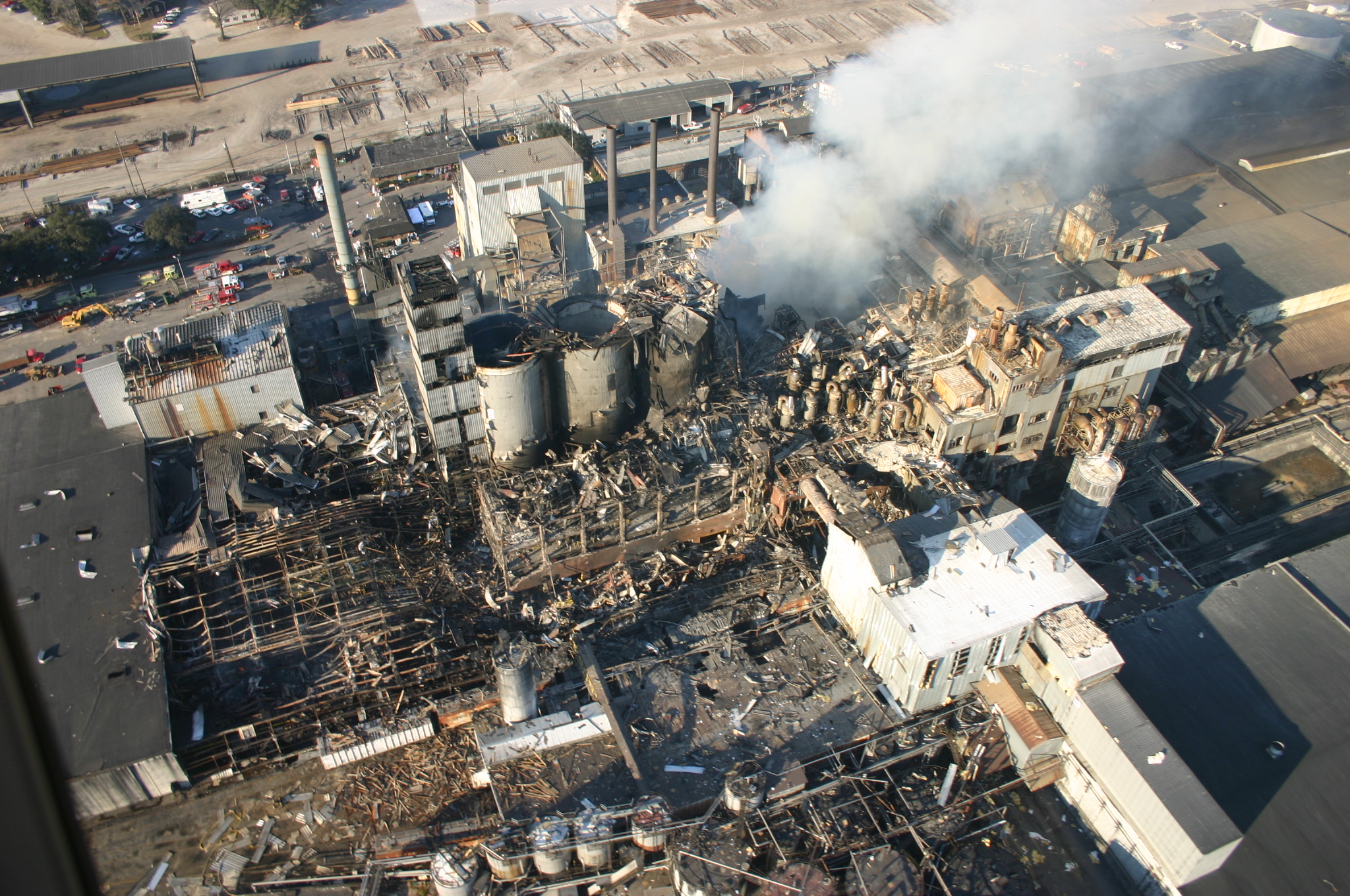 Consecuencias de la refinería Georgia Imperial en 2008. (Crédito: USCSB)