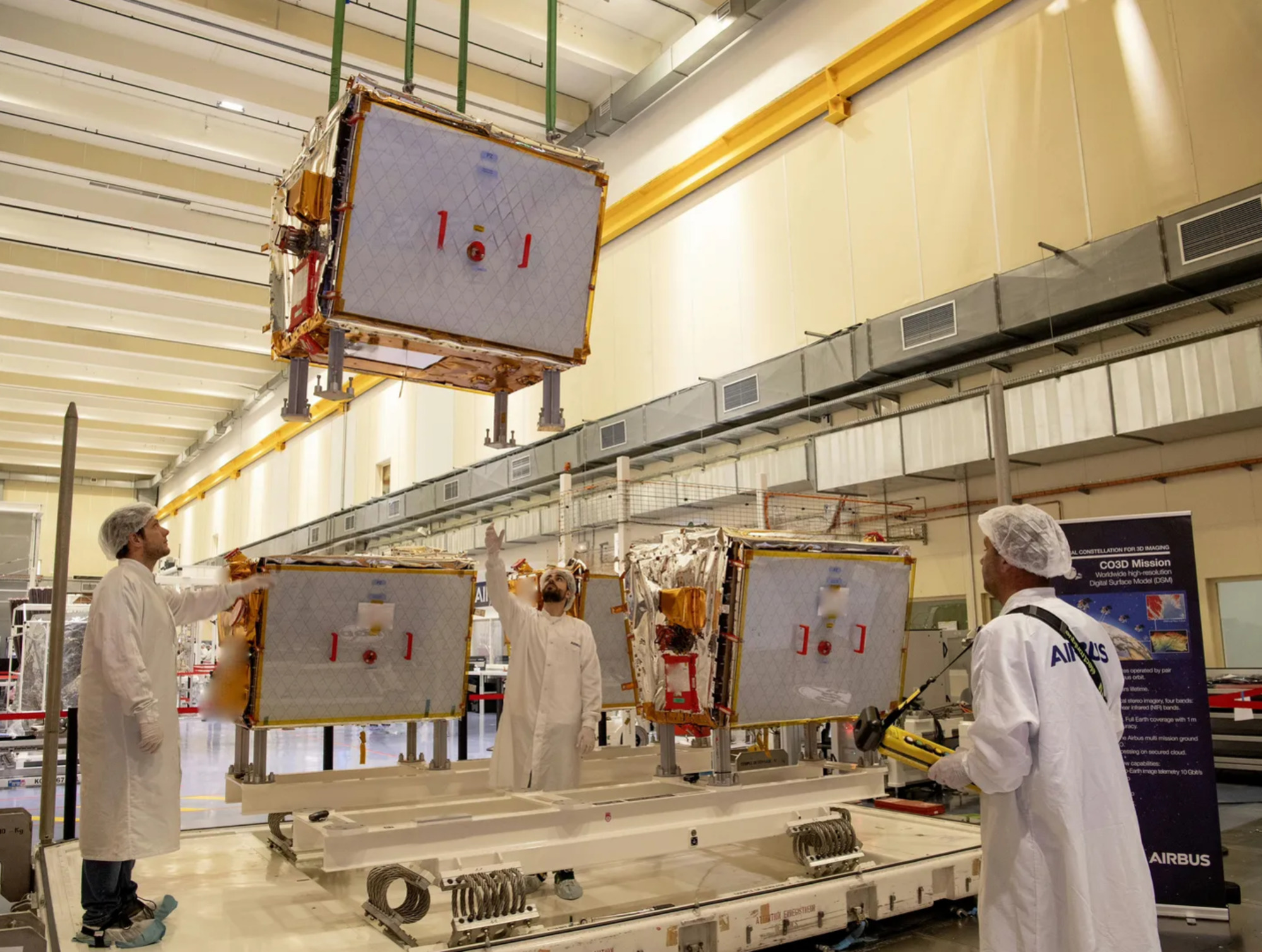 Airbus se prepara para el lanzamiento de sus satélites CO3D