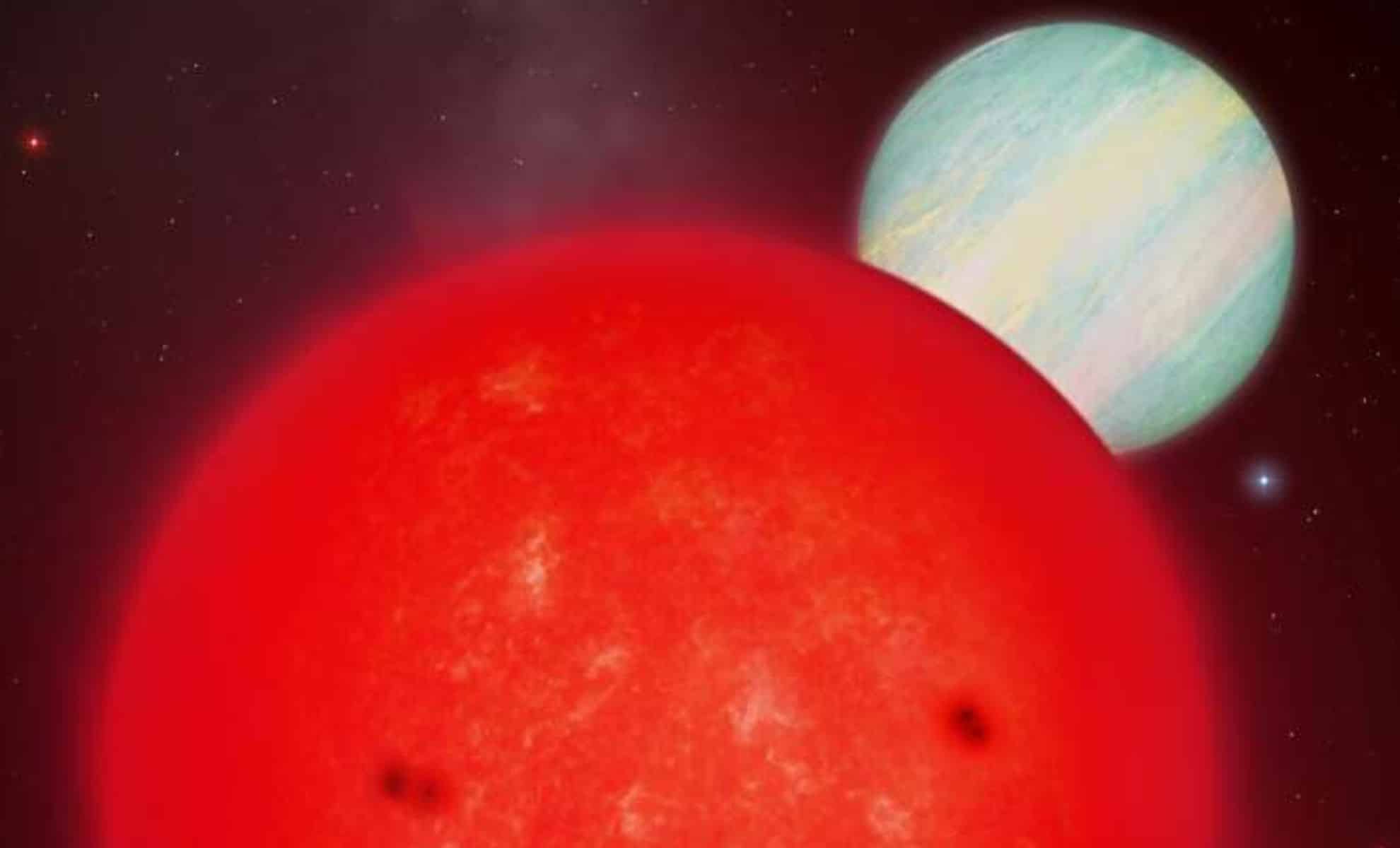 Astrónomos descubren un gigante planeta orbitando una estrella diminuta, desafiando