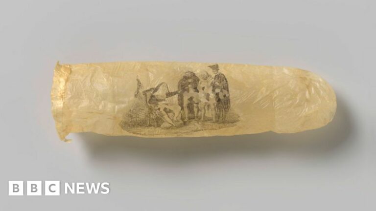 Condom de 200 años expuesto en un museo de Ámsterdam