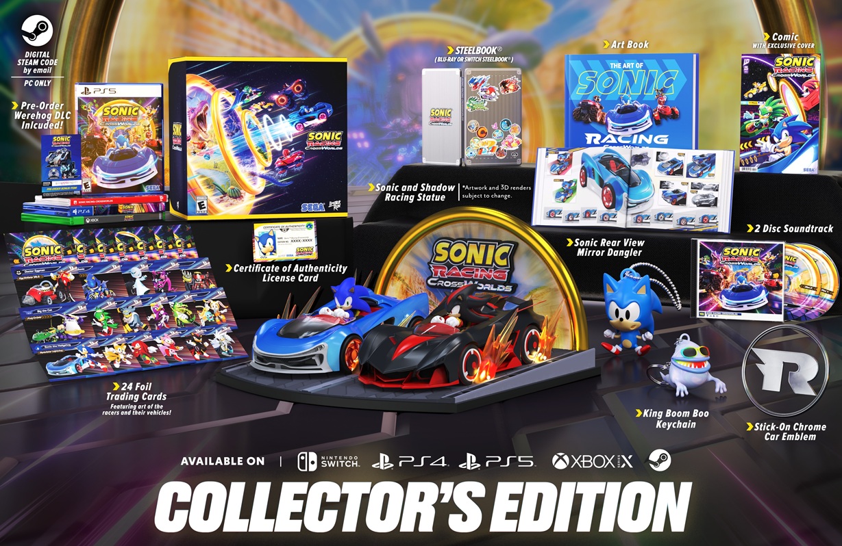 CrossWorlds tendrá edición de coleccionista, personajes de Sonic Prime y