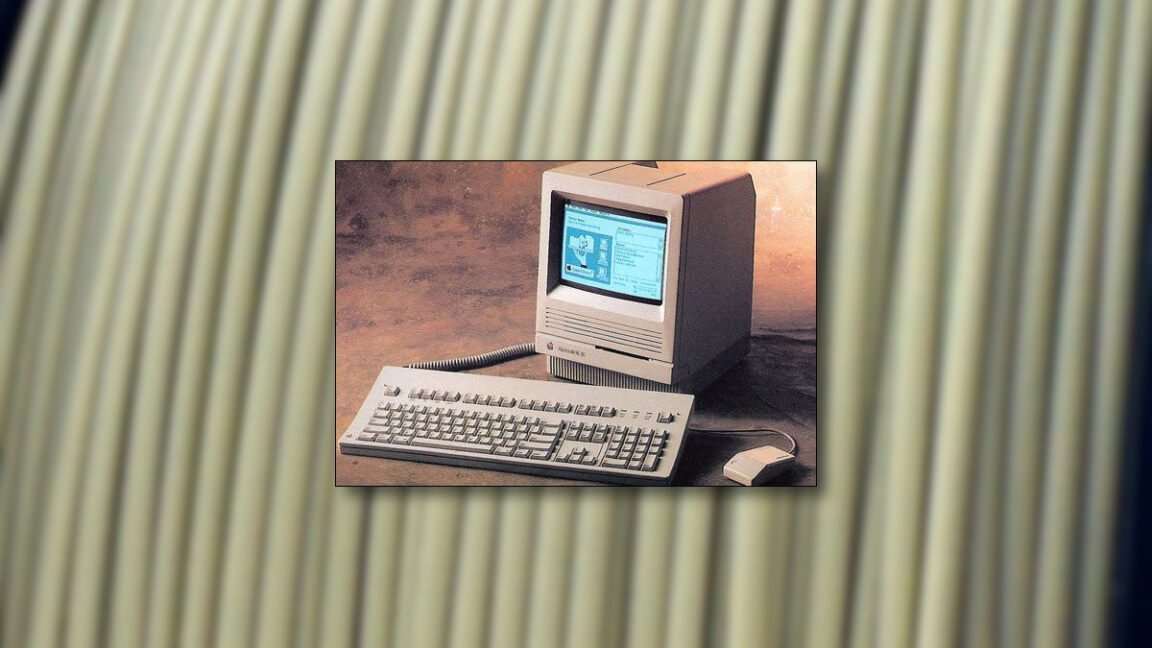 El color plástico clásico de Mac en peligro de extinción