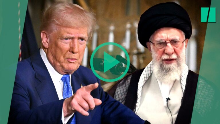 El líder Ali Khamenei, amenazado por Donald Trump y blanco