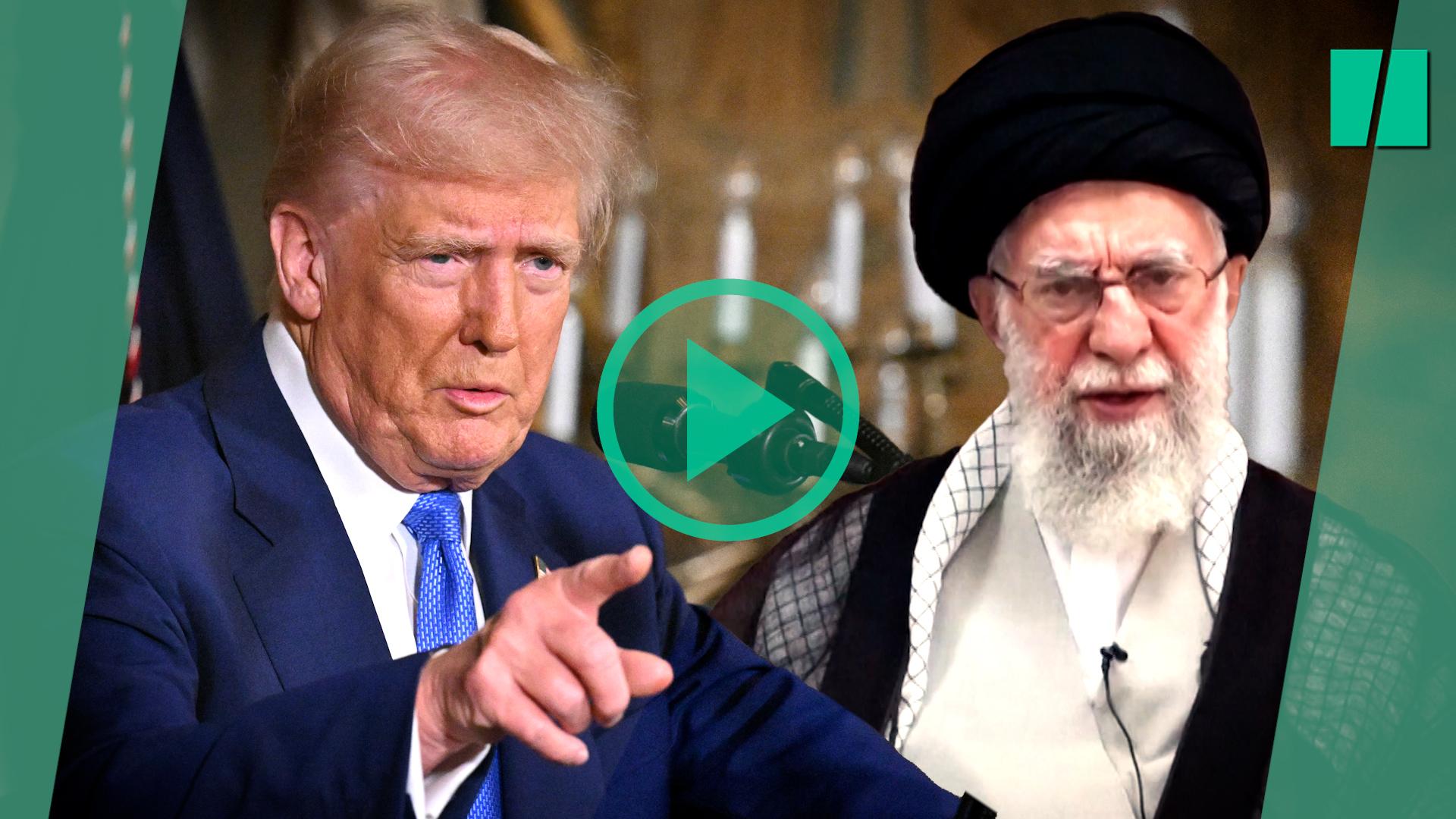 El líder Ali Khamenei, amenazado por Donald Trump y blanco