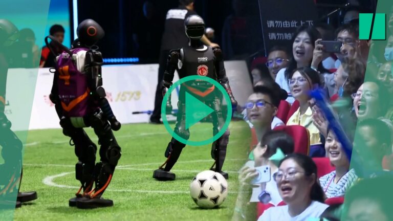 En China, este torneo de fútbol de robots IA cautivó