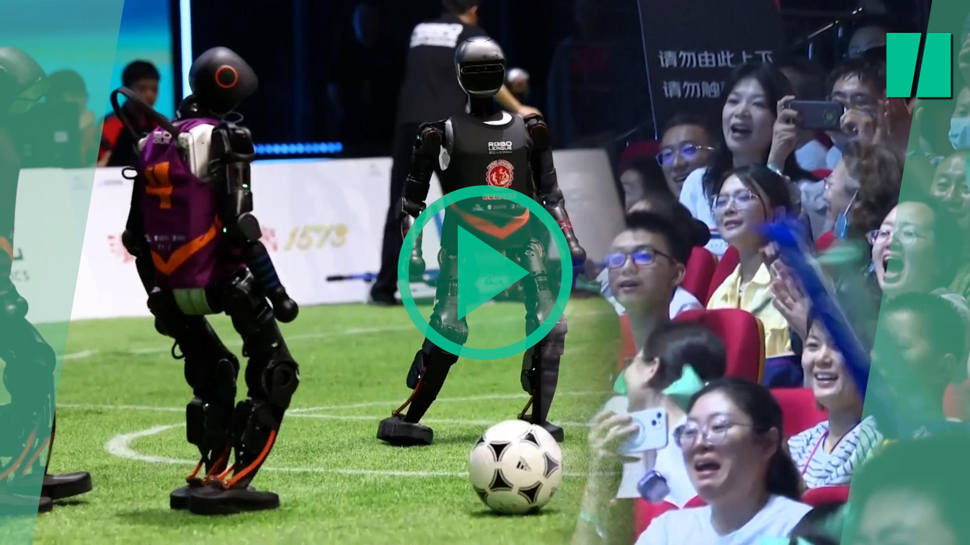 En China, este torneo de fútbol de robots IA cautivó