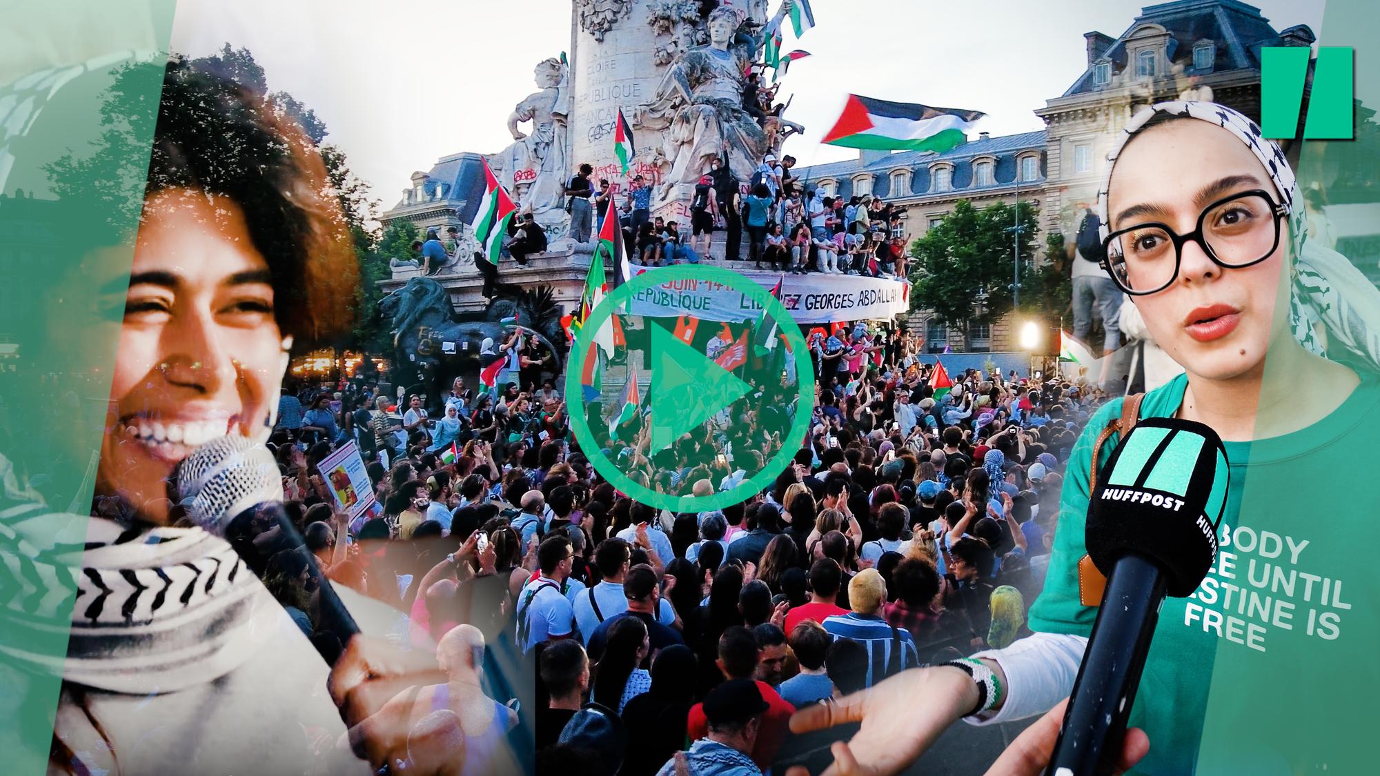 En París, el regreso triunfal de Rima Hassan y de