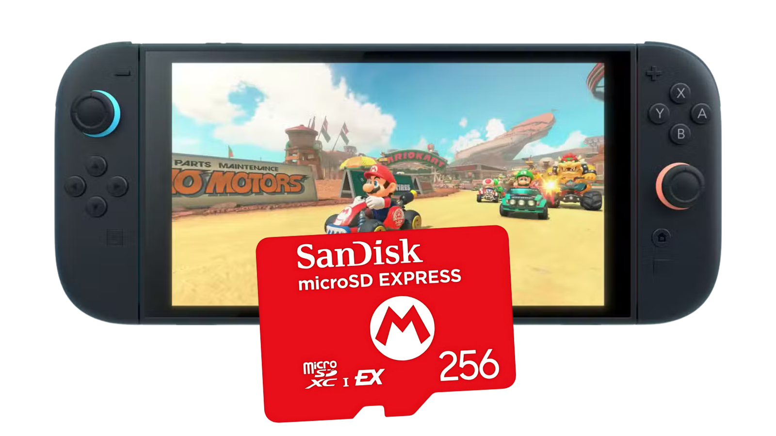 Entre almacenamiento local, cartucho de juego y microSD Express, lo